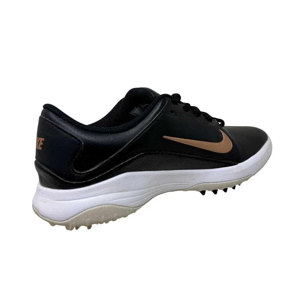 Nike Victory G Golf Shoes Soft Spikes Black Rose Gold Womens 8.5 Wide AQ2323-001